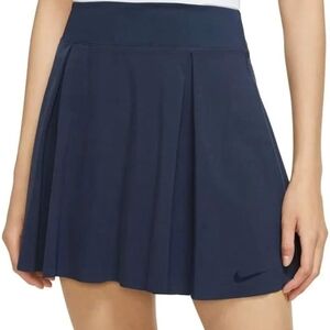 Nike Tennis Skirt Skort Shorts Pleated Navy Blue Size Small
